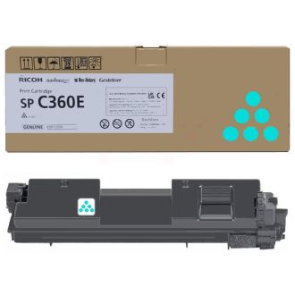 Toner d'origine 408189 / SPC360E Ricoh - cyan