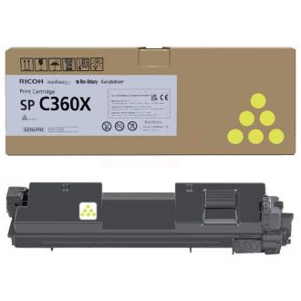 Toner d'origine 408253 / SPC360X Ricoh - jaune
