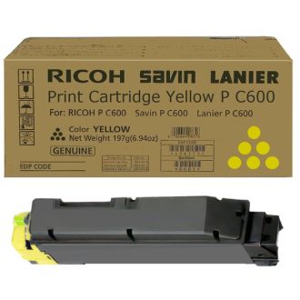 Toner d'origine 408317 / P C600 Ricoh - jaune