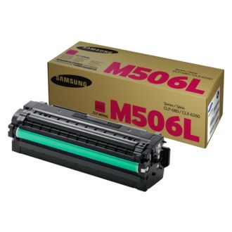 Toner d'origine CLTM506LELS / M506L Samsung - magenta