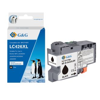 Cartouche compatible de première qualité LC426XLBK Brother - noire