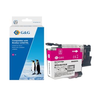 Cartouche compatible de première qualité LC527XLM Brother - magenta