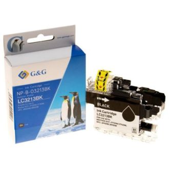 Cartouche compatible de première qualité LC3213BK Brother - noire