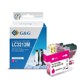 Cartouche compatible de première qualité LC3213M Brother - magenta
