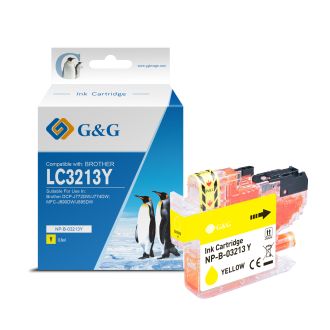 Cartouche compatible de première qualité LC3213Y Brother - jaune
