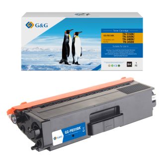Toner compatible de première qualité TN325BK Brother - noir