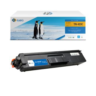 Toner compatible de première qualité TN423C Brother - cyan