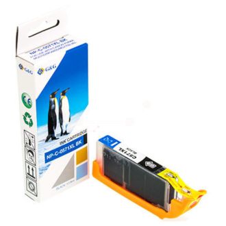 Cartouche compatible de première qualité 0331C001 / CLI-571 BKXL Canon - noire