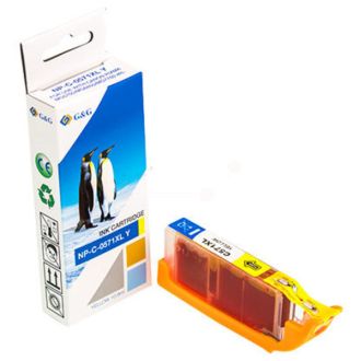 Cartouche compatible de première qualité 0334C001 / CLI-571 YXL Canon - jaune