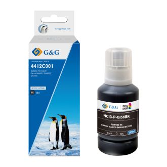Bouteille d'encre compatible de première qualité 4412C001 / GI-56 BK Canon - noire