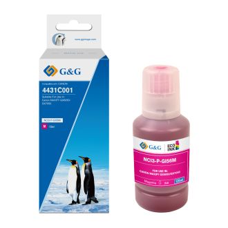Bouteille d'encre compatible de première qualité 4431C001 / GI-56 M Canon - magenta