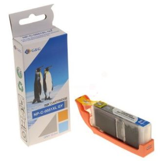 Cartouche compatible de première qualité 6447B001 / CLI-551 GYXL Canon - grise