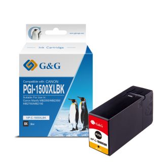 Cartouche compatible de première qualité 9182B001 / PGI-1500 XLBK Canon - noire