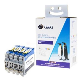 Cartouches compatible de première qualité C13T16364012 / 16XL Epson - multipack 4 couleurs : noire, cyan, magenta, jaune