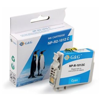 Cartouche compatible de première qualité C13T18124012 / 18XL Epson - cyan