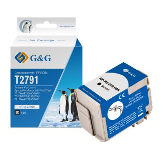Cartouche compatible de première qualité C13T27914010 / 27XXL Epson - noire
