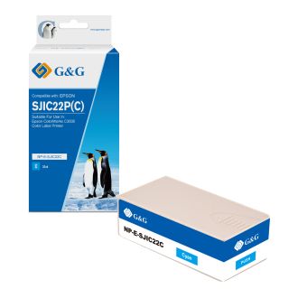 Cartouche compatible de première qualité C33S020602 / SJI-C-22-P-(C) Epson - cyan