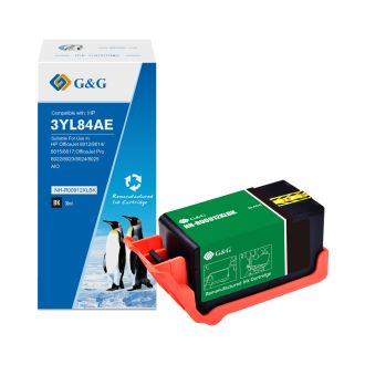 Cartouche compatible de première qualité 3YL84AE / 912XL HP - noire