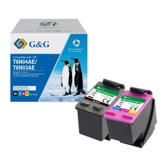 Cartouches compatible de première qualité 3YN10AE / 303XL HP - multipack 2 couleurs : noire, multicouleur