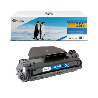Toner compatible de première qualité CB435A / 35A HP - noir