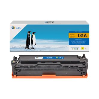 Toner compatible de première qualité CF212A / 131A HP - jaune