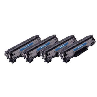 Toner compatible de première qualité CF283XD / 83X HP - noir - pack de 4