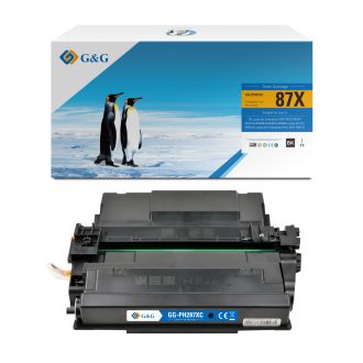 Toner compatible de première qualité CF287X / 87X HP - noir