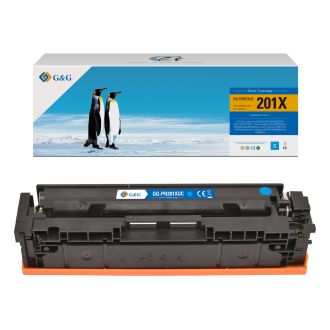 Toner compatible de première qualité CF401X / 201X HP - cyan