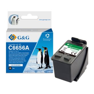 Cartouche compatible de première qualité C6656AE / 56 HP - noire