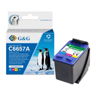 Cartouche compatible de première qualité C6657AE / 57 HP - multicouleur