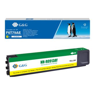 Cartouche compatible de première qualité F6T79AE / 913A HP - jaune