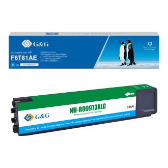 Cartouche compatible de première qualité F6T81AE / 973X HP - cyan