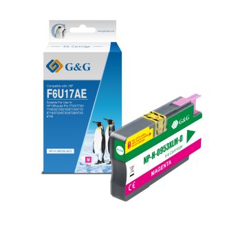 Cartouche compatible de première qualité F6U17AE / 953XL HP - magenta