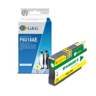 Cartouche compatible de première qualité F6U18AE / 953XL HP - jaune