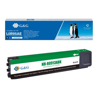 Cartouche compatible de première qualité L0R95AE / 913A HP - noire