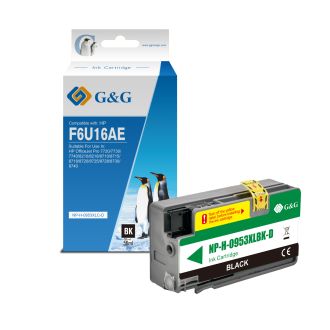 Cartouche compatible de première qualité L0S70AE / 953XL HP - noire