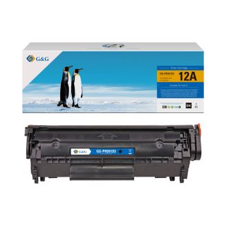 Toner compatible de première qualité Q2612A / 12A HP - noir