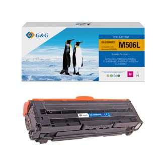 Toner compatible de première qualité CLTM506LELS / M506L Samsung - magenta