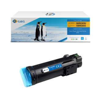 Toner compatible de première qualité 106R03690 Xerox - cyan