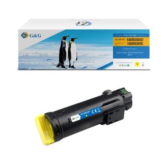 Toner compatible de première qualité 106R03692 Xerox - jaune